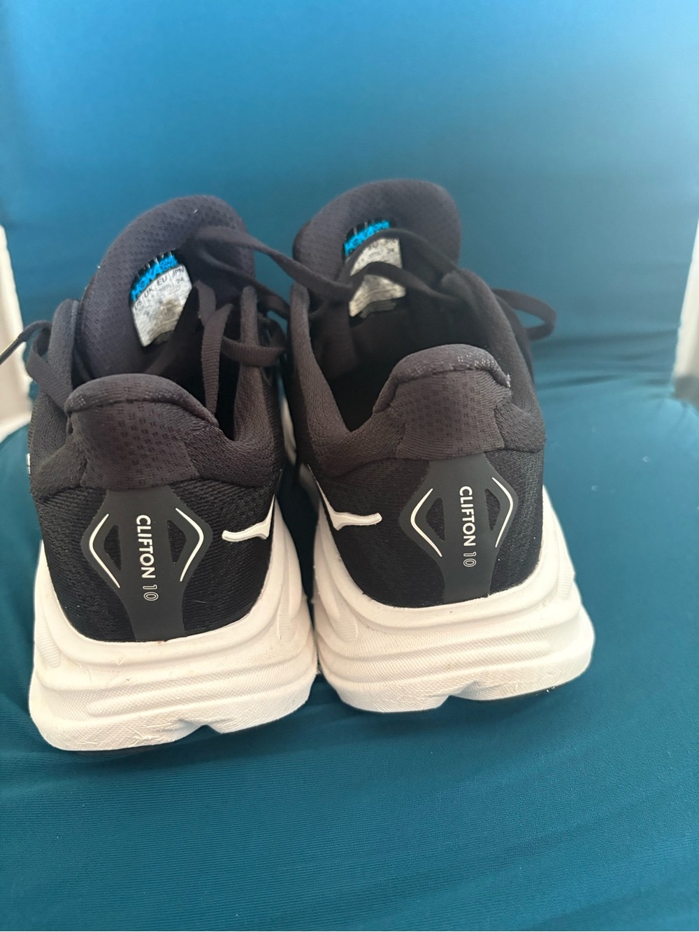Hoka Women’s Black and White Running Sneakers - Picture 3 of 6